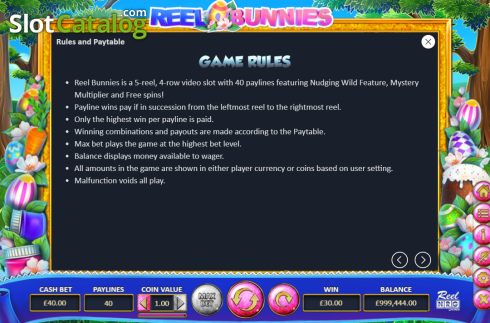 Скрин7. Reel Bunnies слот