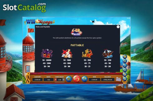 Скрин9. Win Voyage слот