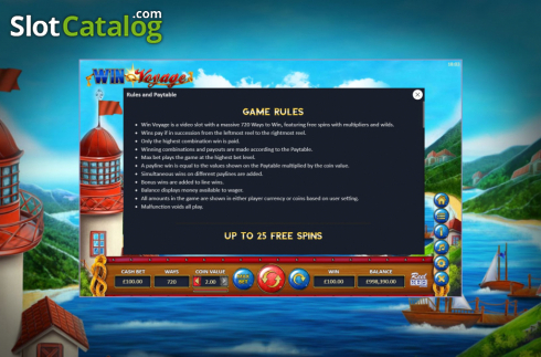 Скрин7. Win Voyage слот