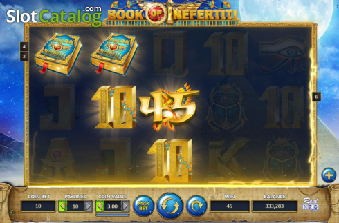 Скрин4. Book of Nefertiti слот