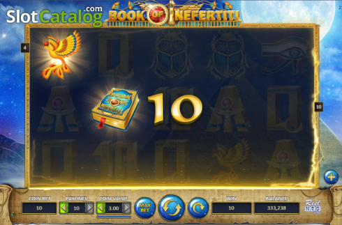 Скрин5. Book of Nefertiti слот