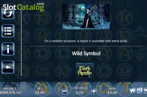 Скрин6. Dark Spells слот