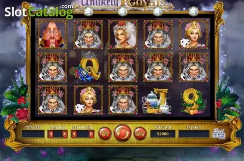 Скрин2. Unlikely Royals слот