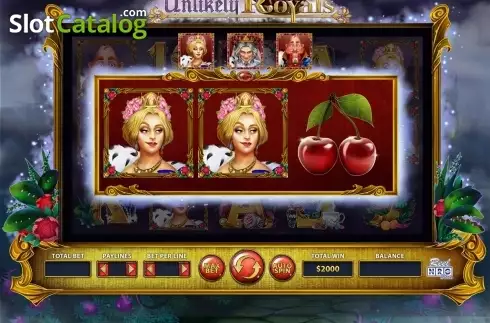 Скрин3. Unlikely Royals слот