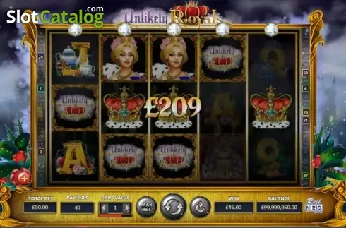 Скрин4. Unlikely Royals слот