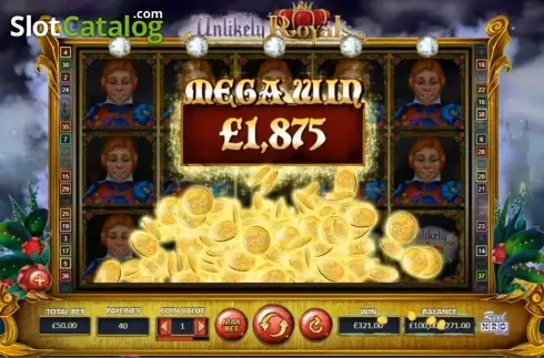 Скрин7. Unlikely Royals слот