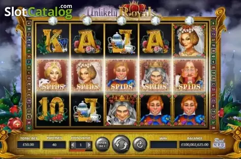 Скрин8. Unlikely Royals слот
