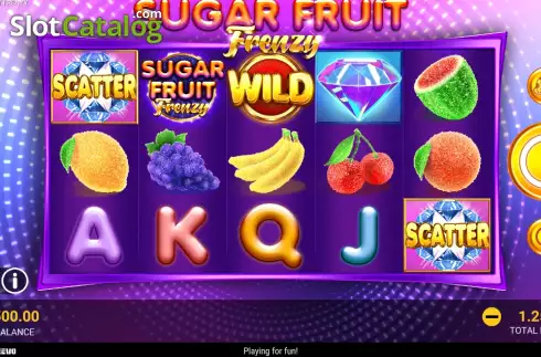 Скрин2. Sugar Fruit Frenzy слот