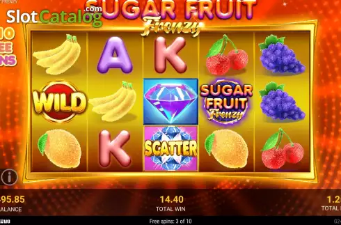 Скрин6. Sugar Fruit Frenzy слот
