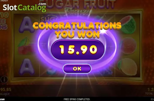 Скрин8. Sugar Fruit Frenzy слот