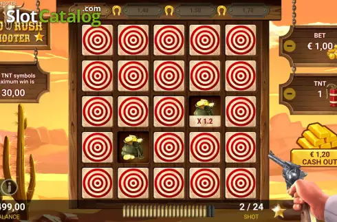 Скрин3. Gold Rush Shooter слот