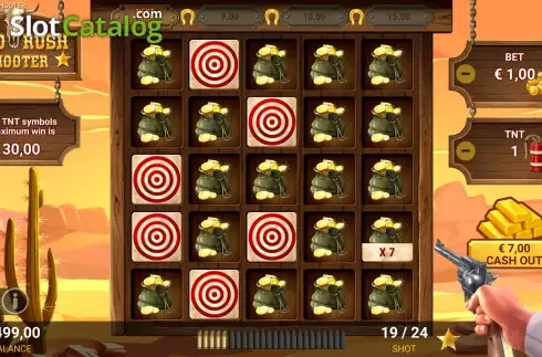Скрин4. Gold Rush Shooter слот