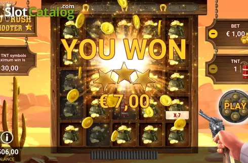 Скрин5. Gold Rush Shooter слот