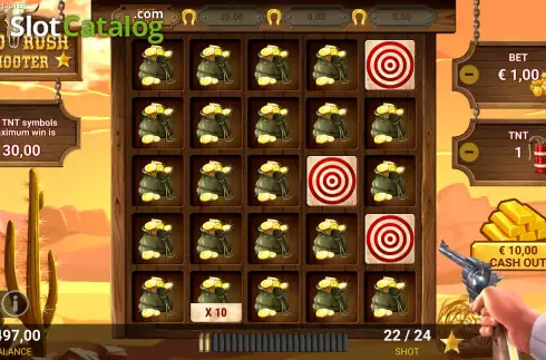 Скрин6. Gold Rush Shooter слот