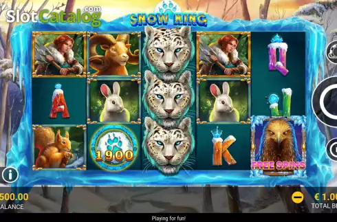 Скрин2. Snow King слот
