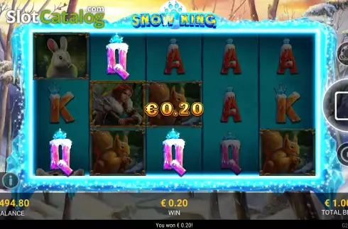 Скрин3. Snow King слот