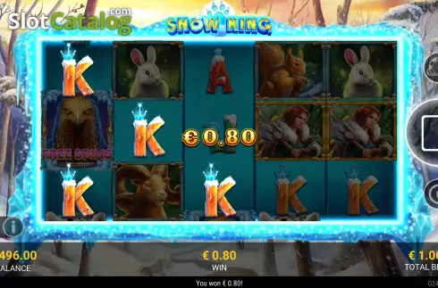 Скрин4. Snow King слот