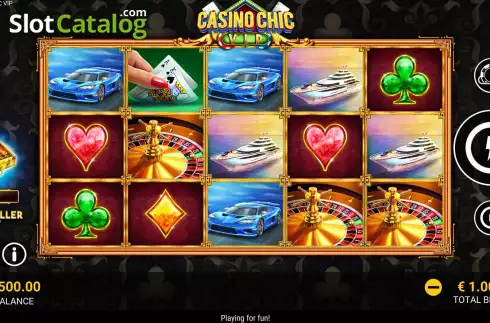 Скрин2. Casino Chic VIP слот