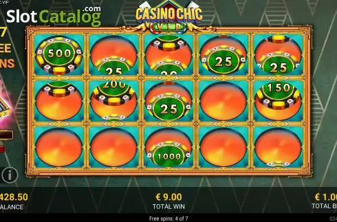 Скрин6. Casino Chic VIP слот