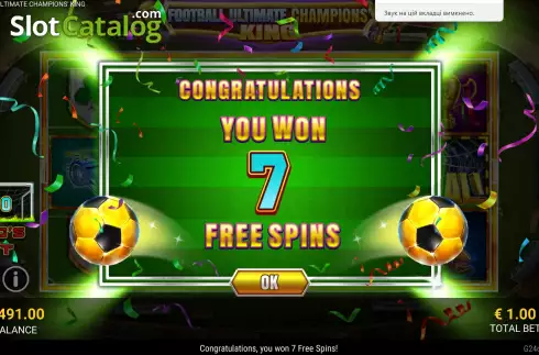 Скрин5. Football Ultimate Champions King слот