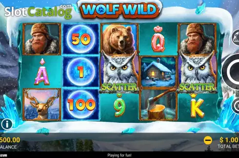 Скрин2. Wolf Wild слот