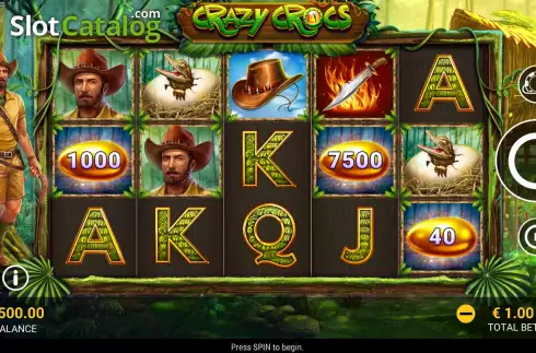 Скрин2. Crazy Crocs (Reevo) слот