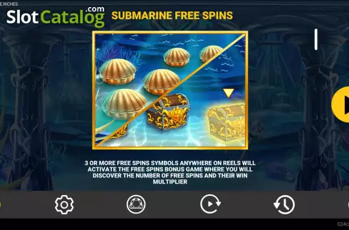 Скрин6. Submarine Riches слот