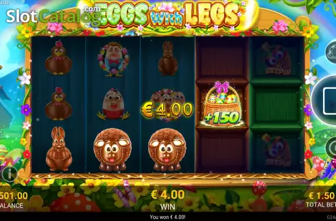 Скрин3. Eggs with Legs слот
