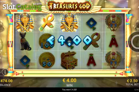 Скрин5. Treasures God слот