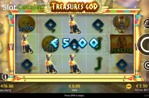 Скрин6. Treasures God слот