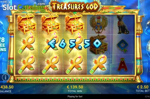 Скрин9. Treasures God слот
