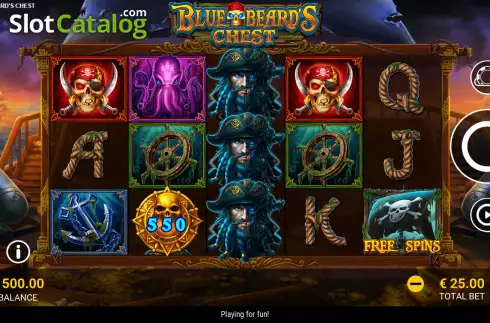 Скрин2. Blue Beard's Chest слот