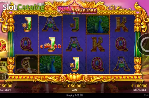 Скрин3. Ruby Treasures слот
