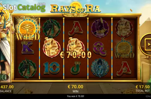 Скрин4. Rays of Ra слот