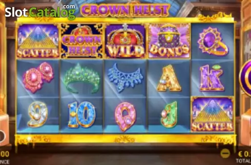 Скрин2. Crown Heist слот