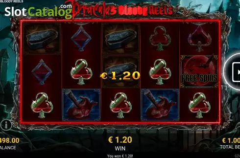Скрин3. Dracula's Bloody Reels слот
