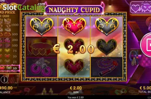 Скрин3. Naughty Cupid слот