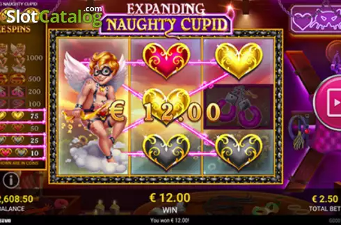 Скрин2. Expanding Naughty Cupid слот