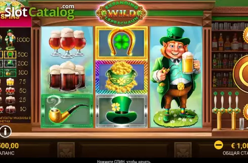 Скрин2. Expanding Wild Leprechaun слот