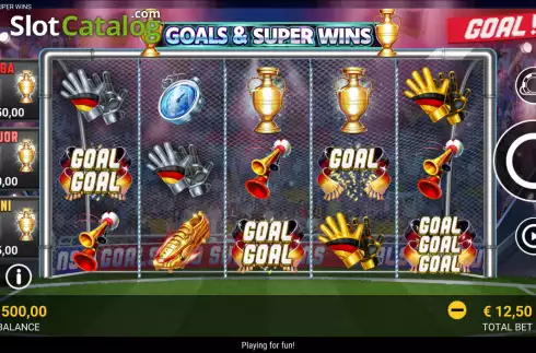 Скрин2. Goals and Super Wins слот