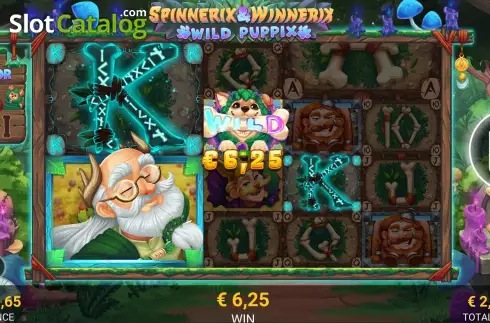 Скрин3. Spinnerix and Winnerix Wild Puppix слот