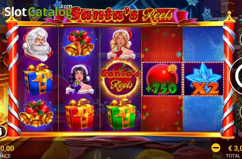 Скрин2. Santa’s Reels (Reevo) слот
