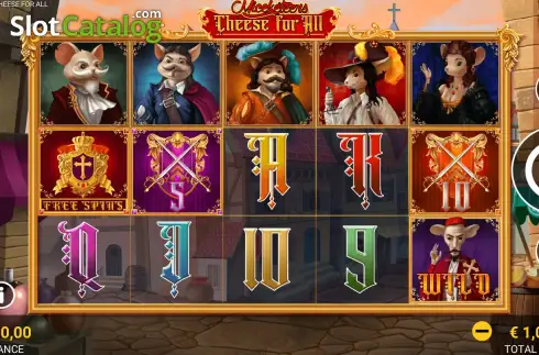 Скрин2. Miceketeers: Cheese For All слот