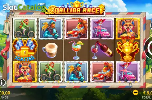Скрин2. Gallina Race слот