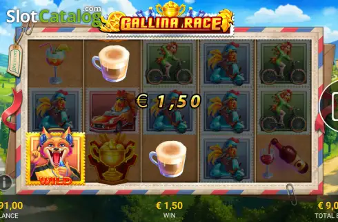 Скрин3. Gallina Race слот