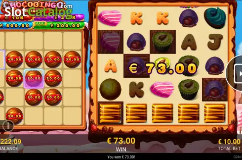 Скрин3. Chocobingo Delights слот