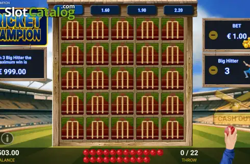 Скрин2. Cricket Champion слот