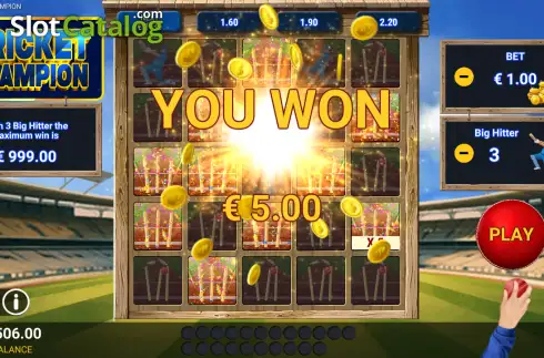 Скрин3. Cricket Champion слот