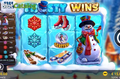 Скрин2. Frosty Wins слот