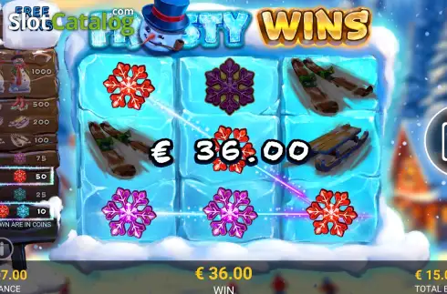 Скрин3. Frosty Wins слот